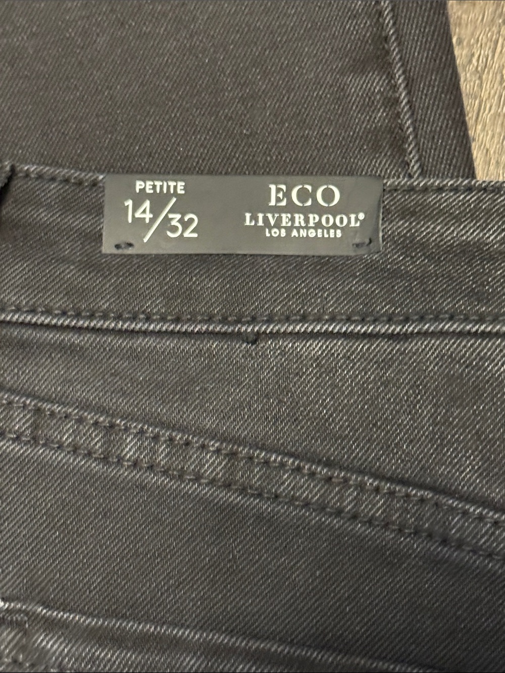 Liverpool Abby Skinny Jeans Black Size 14 Petite 32 - Picture 3 of 5